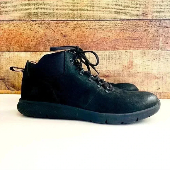 Timberland Boltero Leather Hi Top Sneaker Boots - Picture 3 of 9